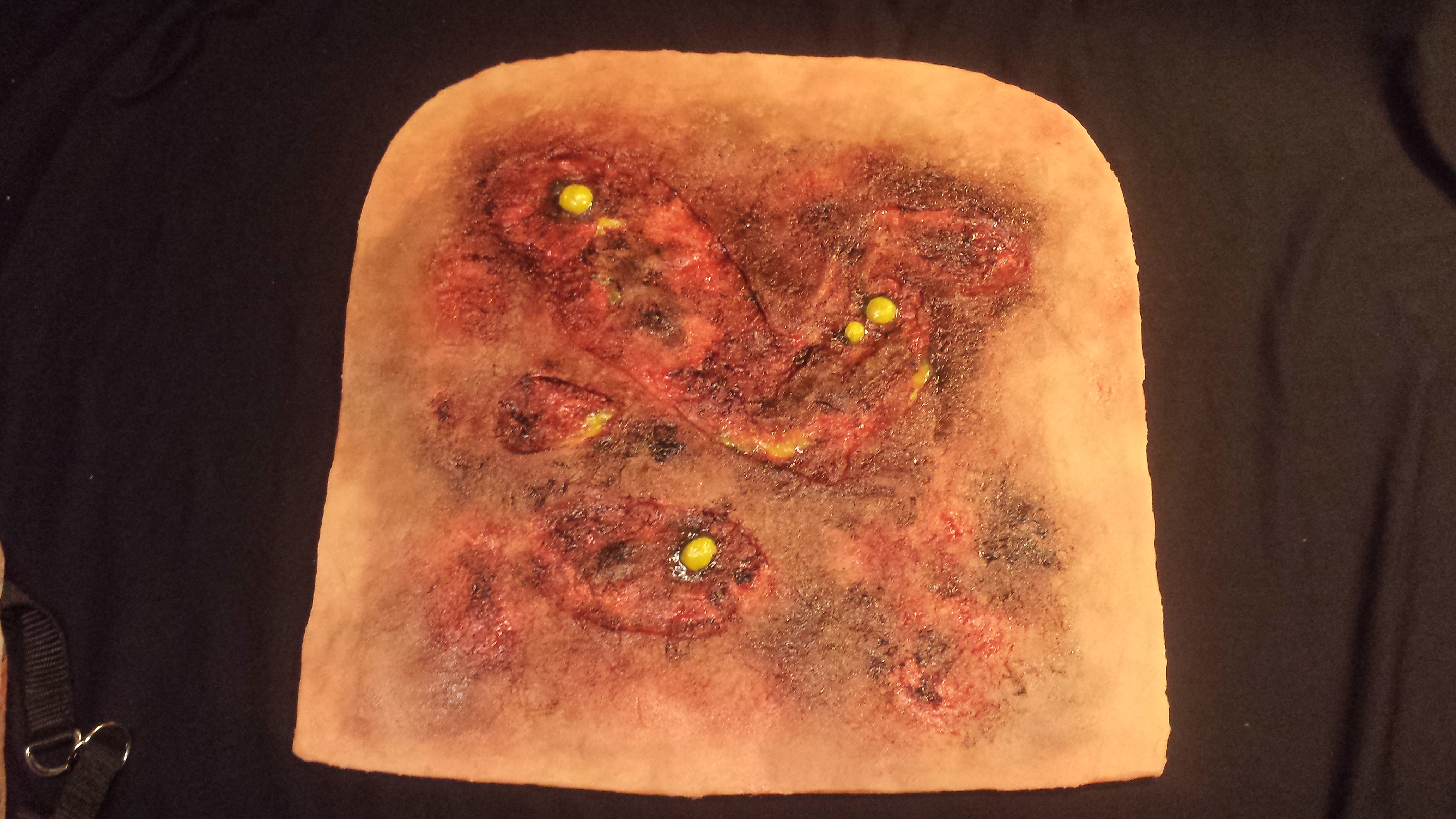 Back Burn – 3rd Degree (14″x14″)